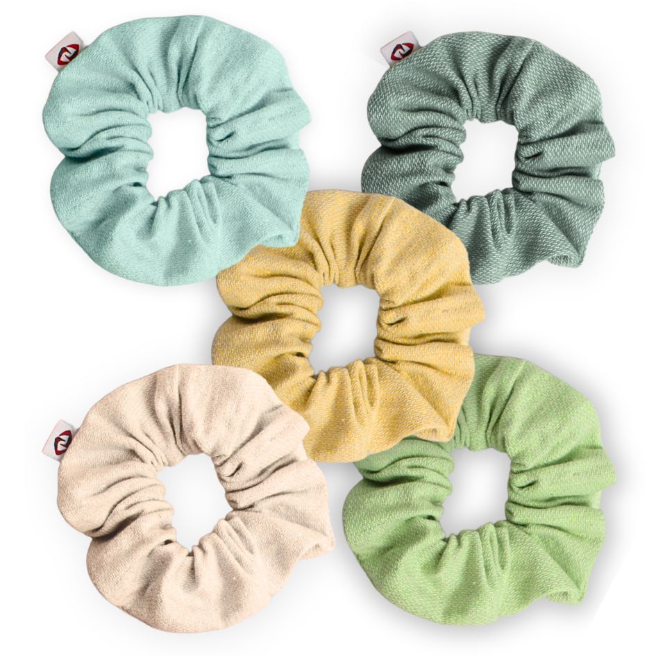 Kit de Scrunchies "Ámbar"