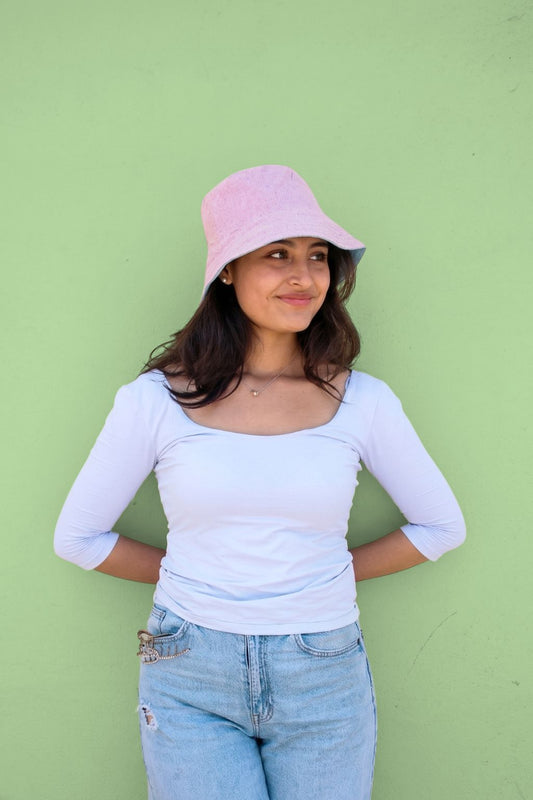 Bucket Hat Reversible "Camellia"