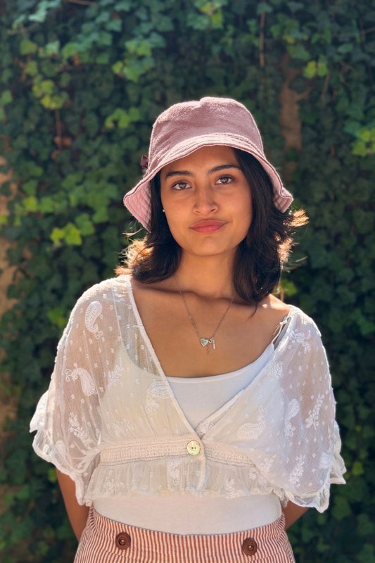 Bucket Hat Reversible "Cuphea"