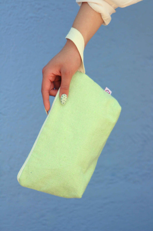 Cosmetiquera "Lima" — Bolsa de Maquillaje Sustentable · Hecha en México