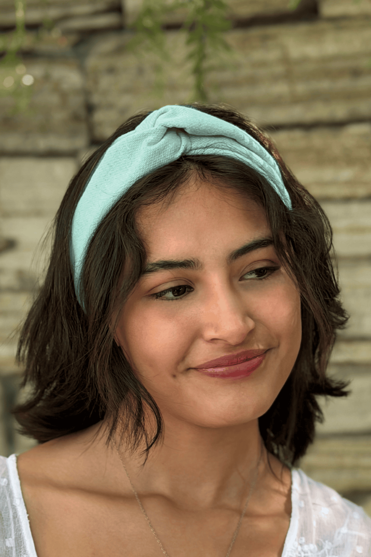 Diadema zero waste algodón reciclado "Loolhá"