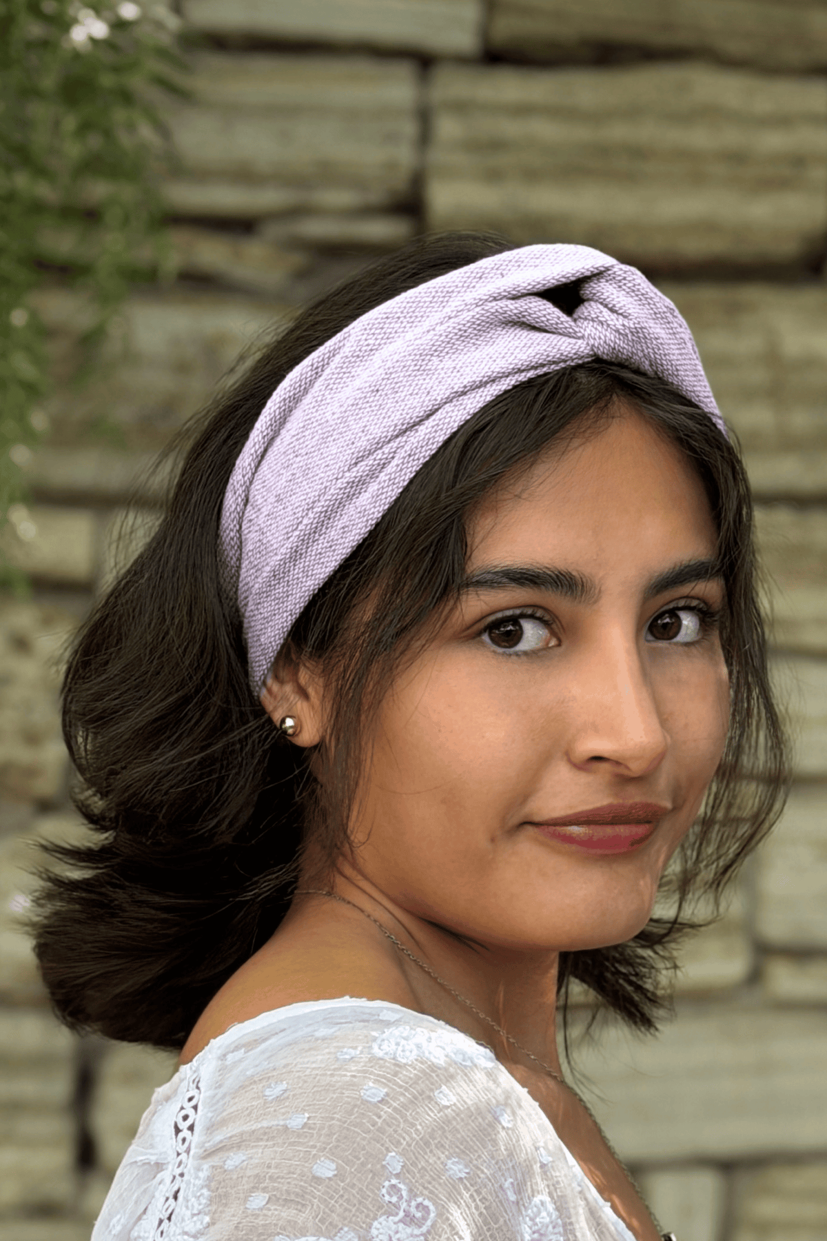 Diadema zero waste algodón reciclado "Sayab"