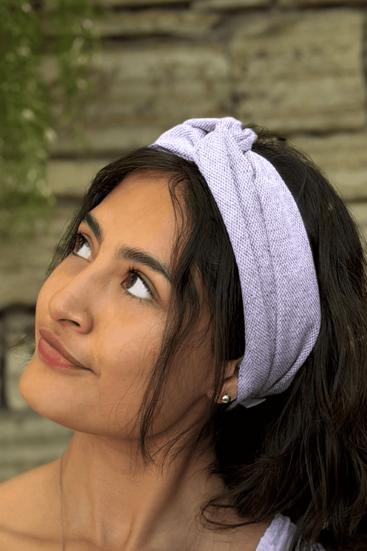 Diadema zero waste algodón reciclado "Sayab"