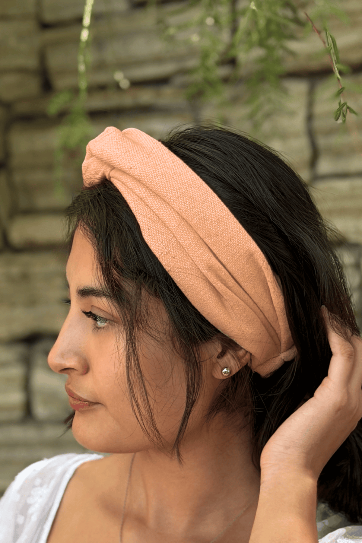 Diadema zero waste algodón reciclado "Bocel"