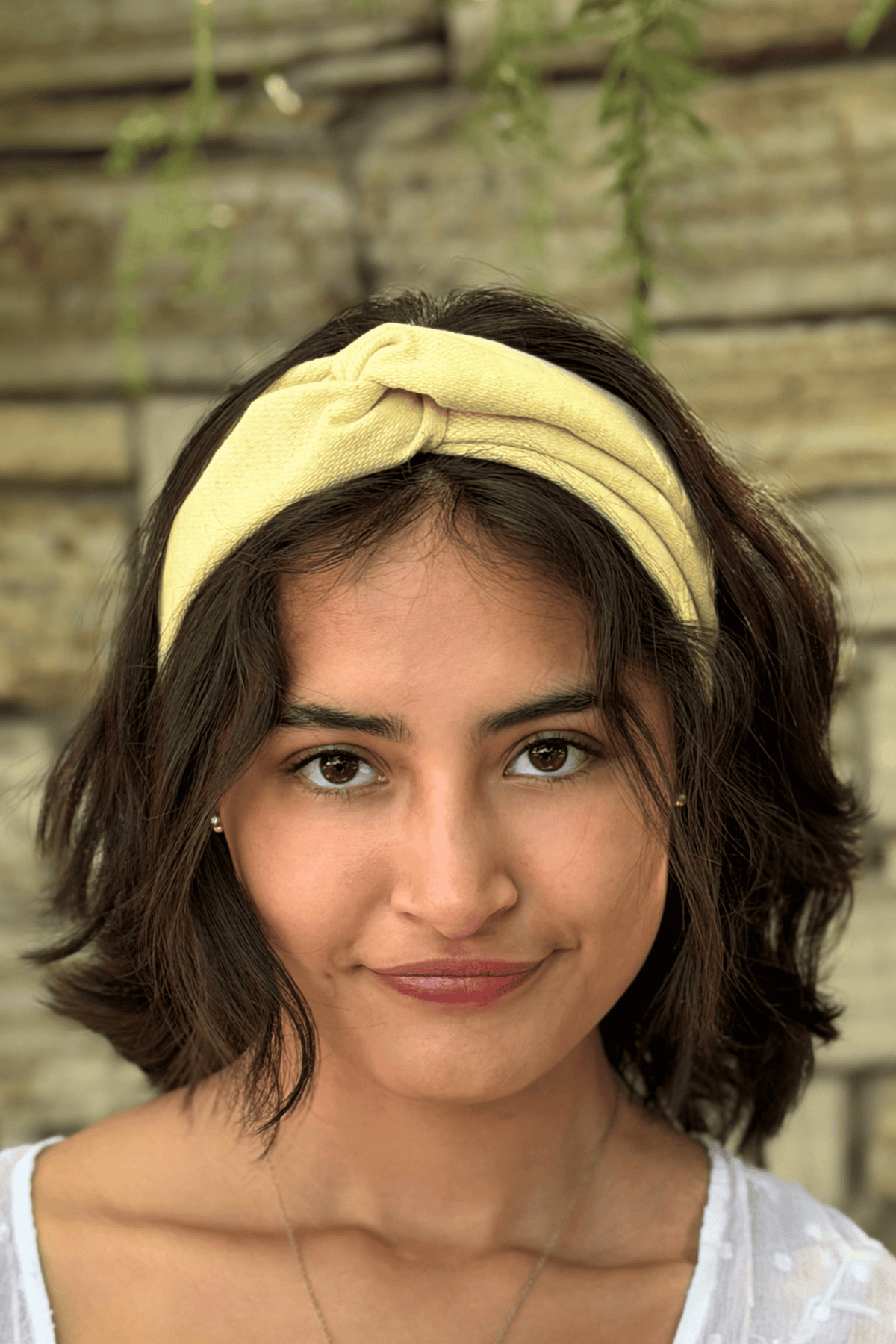 Diadema zero waste algodón reciclado "Yaja"