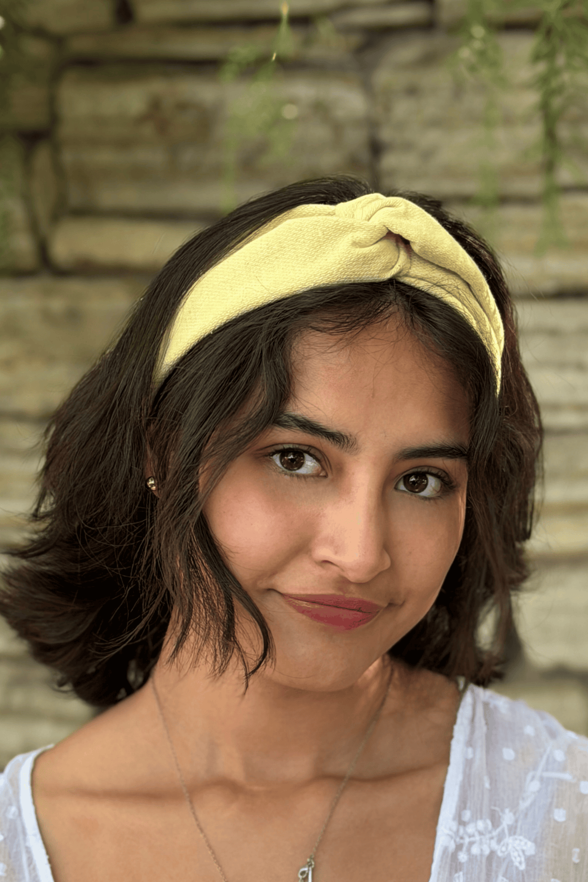 Diadema zero waste algodón reciclado "Yaja"