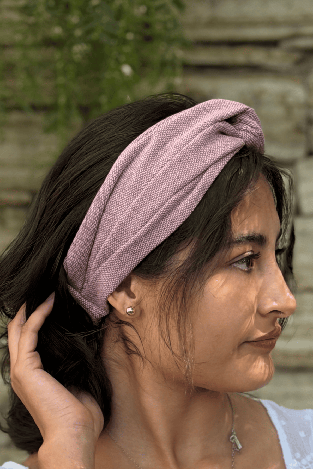 Diadema zero waste algodón reciclado "Itaii"