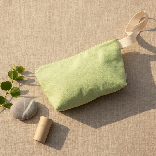 Cosmetiquera "Lima" — Bolsa de Maquillaje Sustentable · Hecha en México