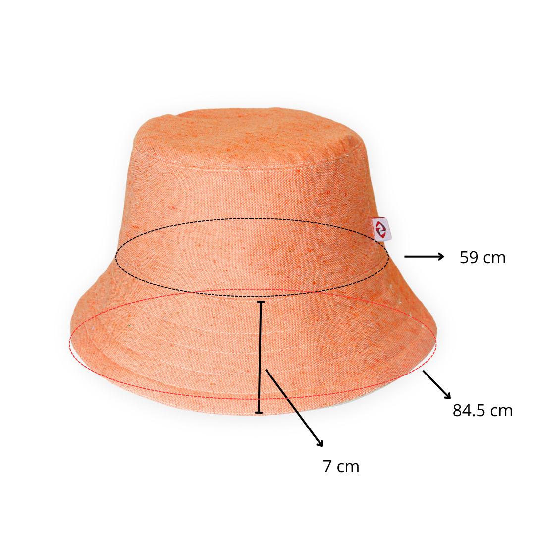 Bucket Hat Reversible "Alcatraz"